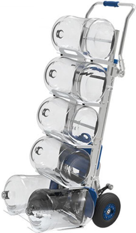 Diable électrique escalier pliable - Pelle 400x240mm - Charge 250kg - DMEG200/PBE