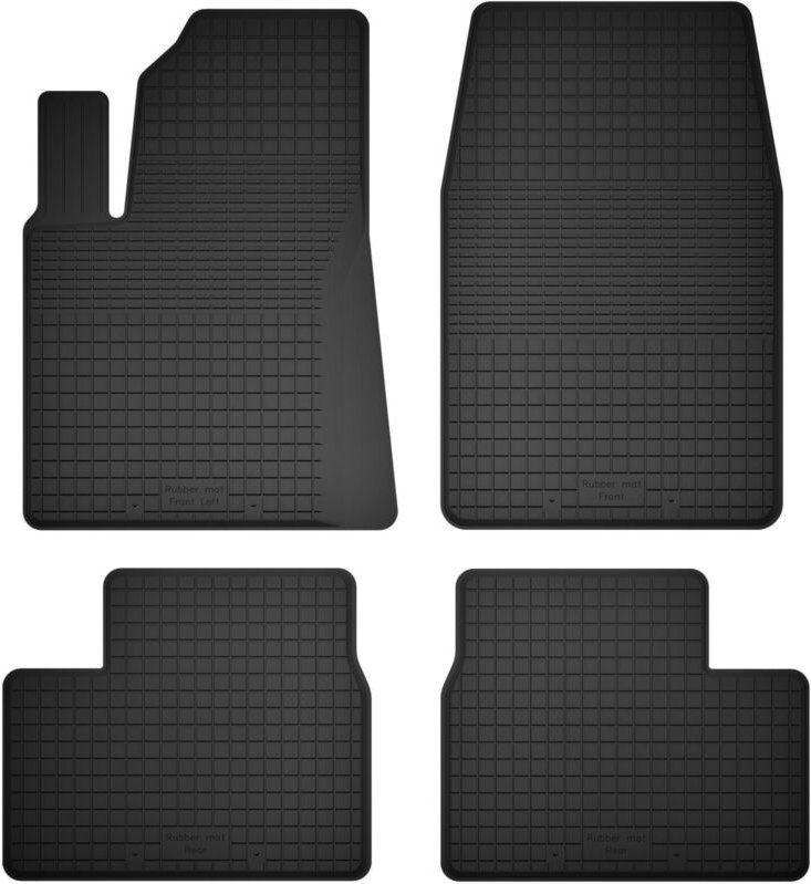 Gummi-Automatten, 4er-Set, Universalmodell: Peugeot 207CC Coupé, Cabrio (2006-2012)