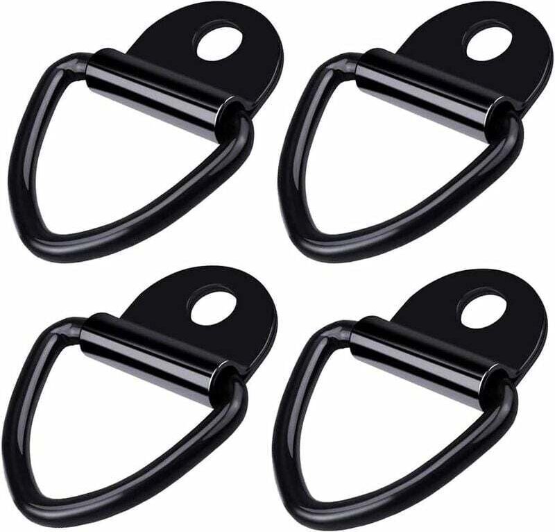 Stück Zurrhaken, D-Ring-Festmacherringe, V-Ring-Hakenverschlüsse, Zugring, Edelstahlverschluss für Kajaks, Boote, Kanus,...