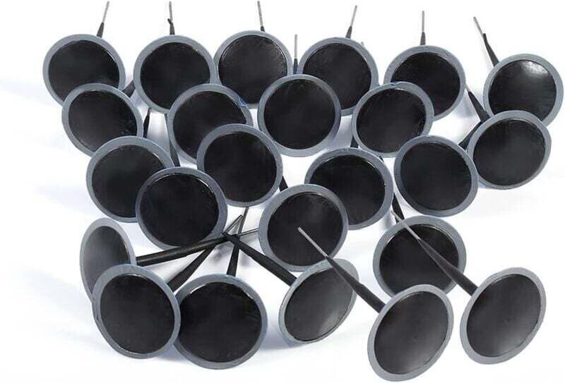 24-teiliges Reparaturset für schlauchlose Autoreifen, Gummi, 4,5 mm, mit Kabel, für Auto, Motorrad, LKW, Bus