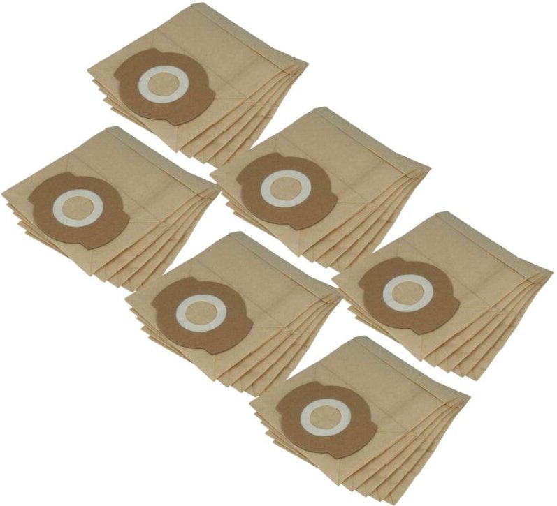 vhbw 30x Staubbeutel Ersatz für Bosch 2609256F34 für Staubsauger - 19cm x 15,5cm braun