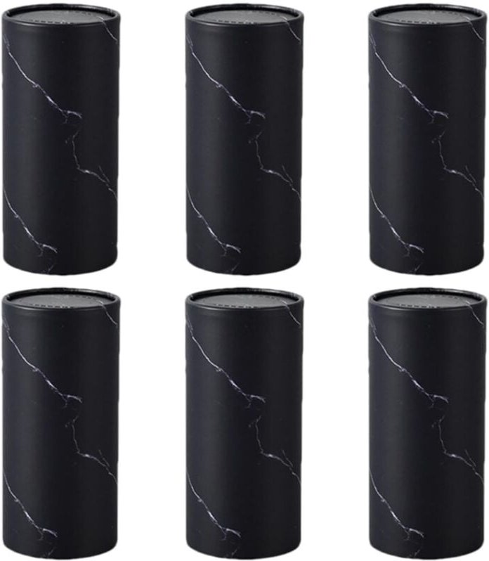 Set mit 6 zylindrischen Auto-Taschentuchhaltern, runden Auto-Taschentuchboxen, Auto-Becherhaltern, 14,5 x 6,8 cm