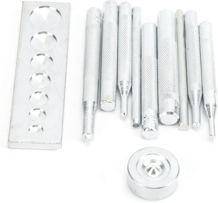 Montagewerkzeug für Druckknöpfe, handbetriebenes Stanzwerkzeug für Druckknöpfe, robust und langlebig für den Langzeitein...