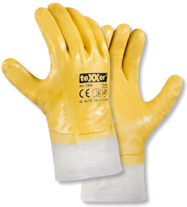 12 Paar Nitril-Handschuhe STULPE Größe 11