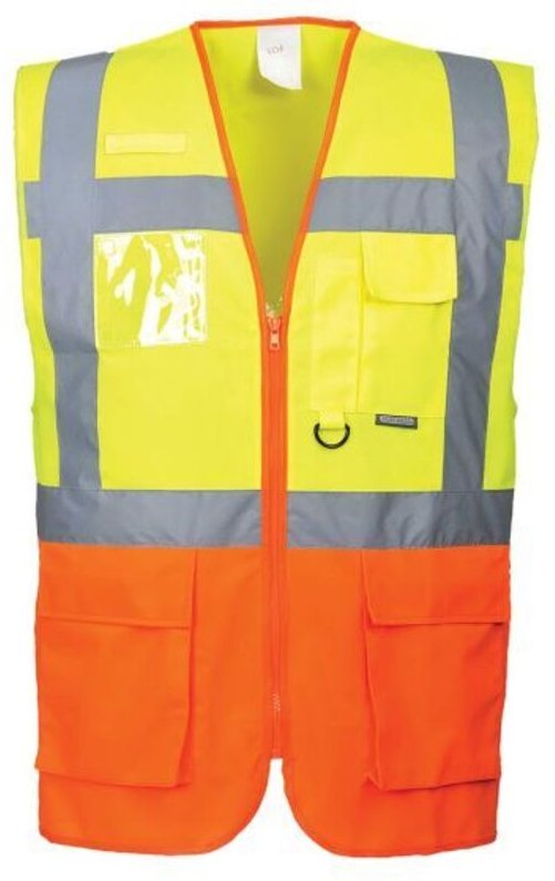 Executive Weste Prag Gelb/Orange 2XL