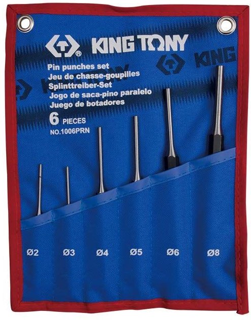 King tony zestaw wybijaków igłowych 6 cz. 2 - - 8mm
