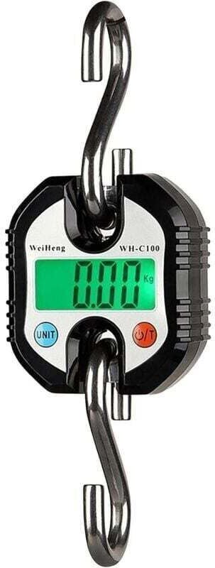 Digitale Waage, Hakenwaage, tragbare Mini-Hängewaage mit LCD-Bildschirm, elektronische Waage bis 150 kg, Hängehakenwaage...