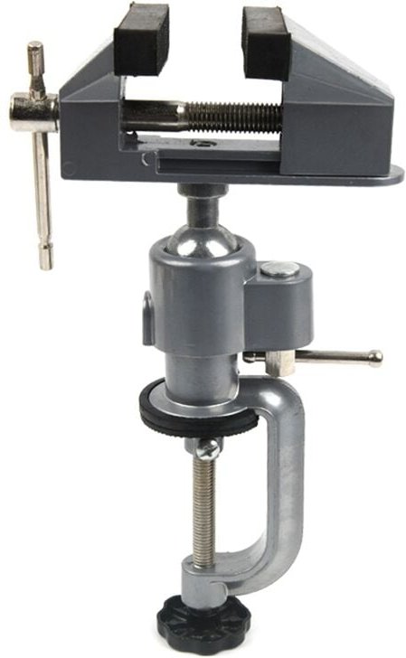 Multifunktionale 2 in 1-Tischzange Aus Aluminiumlegierung, Tischzange für Elektrische Bohrmaschinen Prozessmodellwerkzeu...