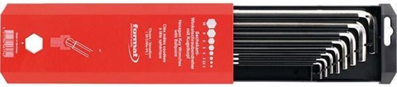 Winkelschraubendreher - Satz 2-10 mm, 6kt. Kugelkopf - Format