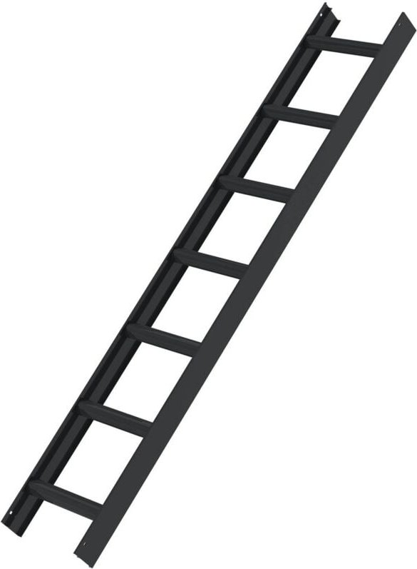 Günzburger Steigtechnik - Dachleiter anthrazitgrau 7 Sprossen - 011197