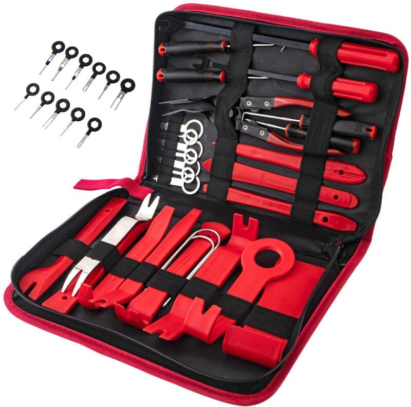 Set mit 30 Werkzeugen zum Ausbau des Fahrzeuginnenraums