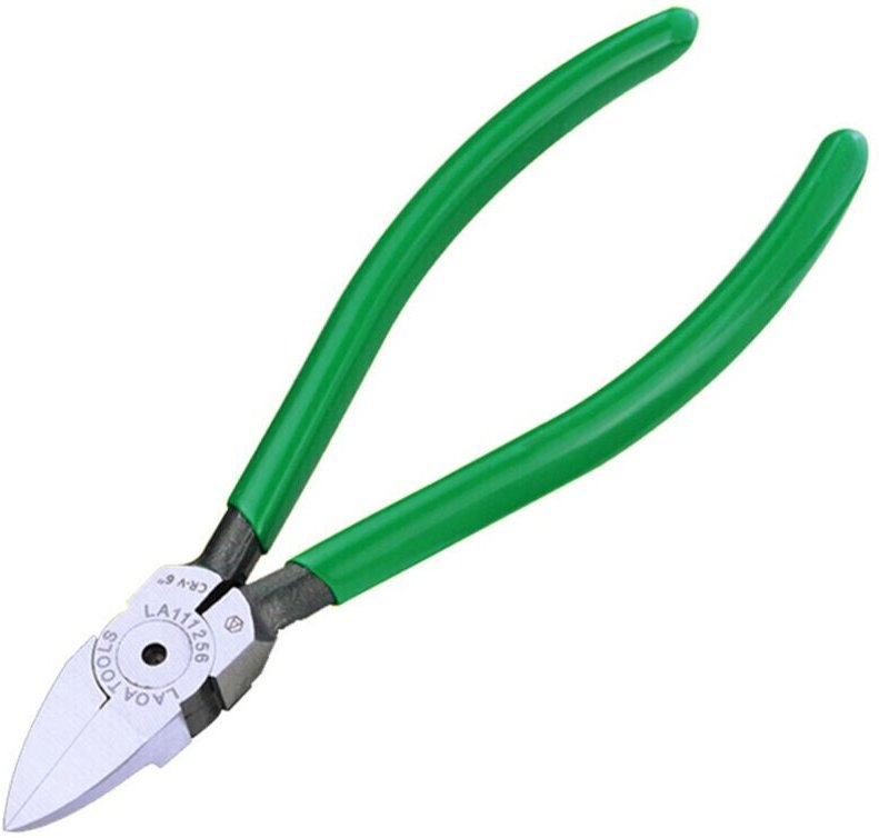 DOLASO CR-V Kunststoffzange, 15,2 cm, Schmuck-Elektro-Kabelschneider mit Feder, Seitenschere, Handwerkzeuge, Metall-Kabe...