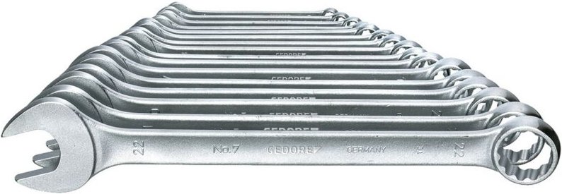 Ring-Maulschlüssel-Satz 17-tlg UD-Profil 6-22mm, 7-017, 6093580 - Gedore