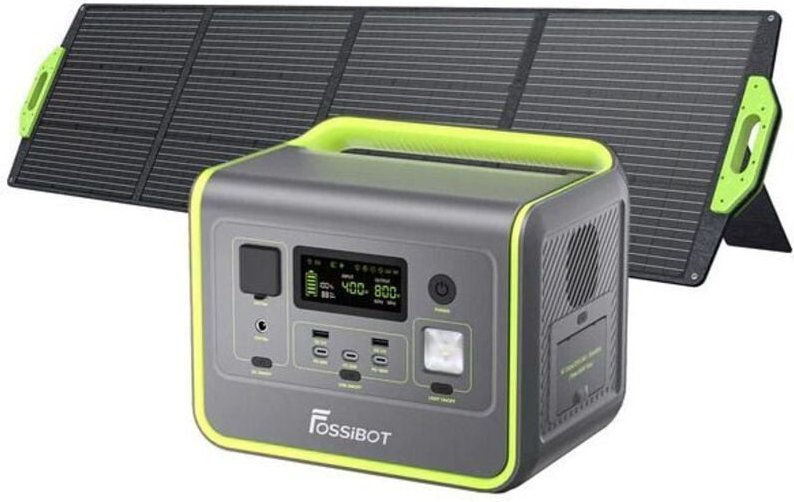 2048Wh 2400W Stromgenerator, FOSSIBOT F2400LFP tragbare Stromzentrale, ideal für Camping, Angeln, elektrische Geräte