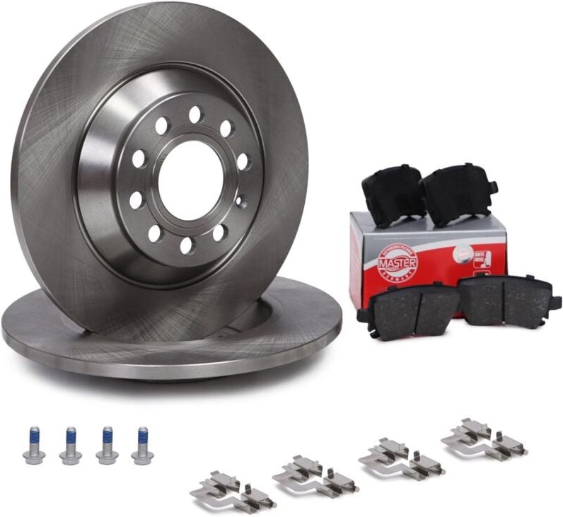 Satz Bremsscheiben und Bremsbeläge hinten - Audi A6 A6 Allroad (4FH, C6)