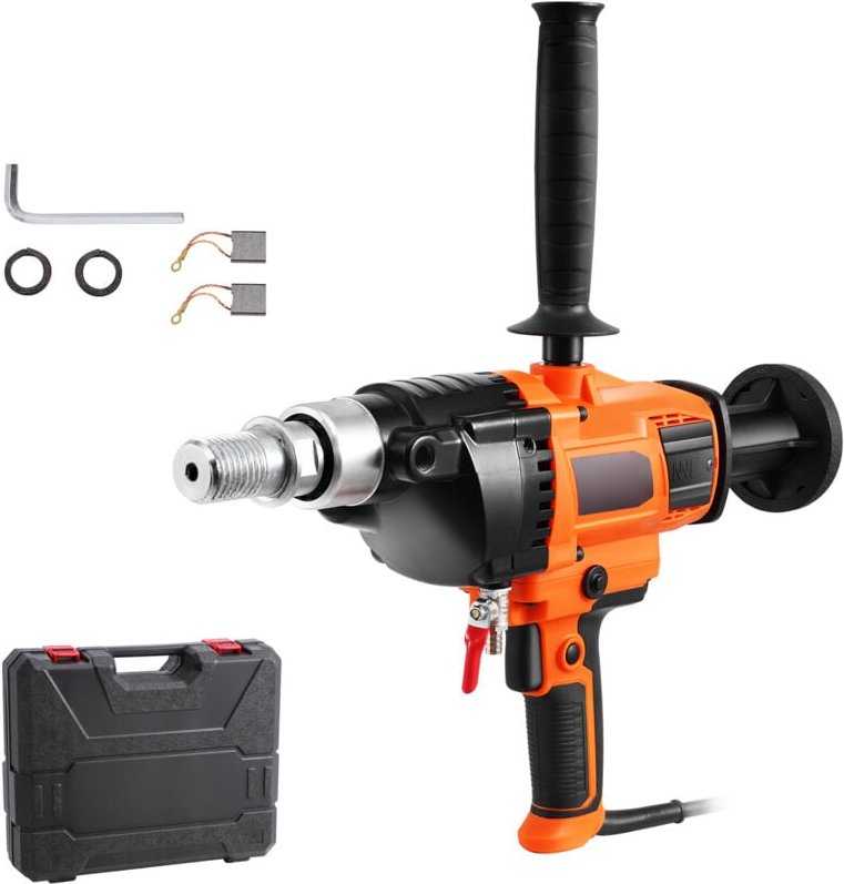 Kernbohrmaschine, 0,8 - 6,3 Zoll Bohrdurchmesser, 2000W robuster Handheld mit Tragetasche, nas - Mophorn