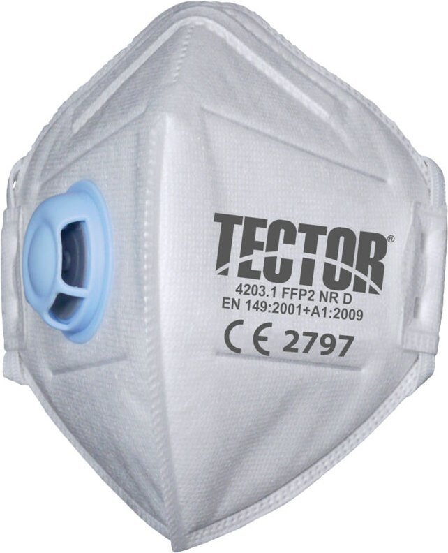 P2 Faltmaske TECTOR 4203 EN 149 2001, mit Ausatmungsventil