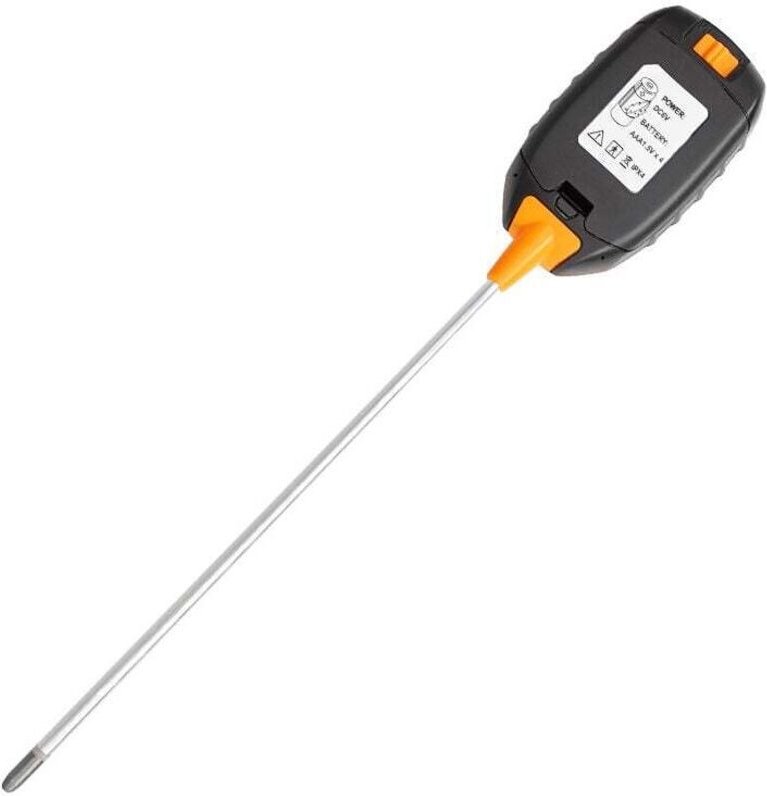 Boden-pH-Meter, 4-in-1 Digitaler Boden-pH-Tester, Bodenfeuchtigkeits-, Licht-, pH- und Temperaturmesser, Gartenwerkzeug-...