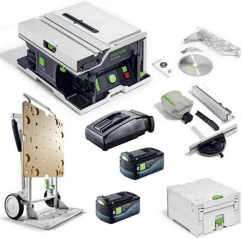 Festool - Akku Tischkreissäge csc sys 50 EBI-Basic + Untergestell +Akku+ Ladegerät