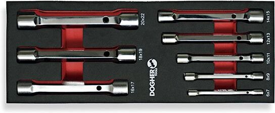 Kombitasche mit 8 Inbus-Rohrschlüsseln Dogher 460-080