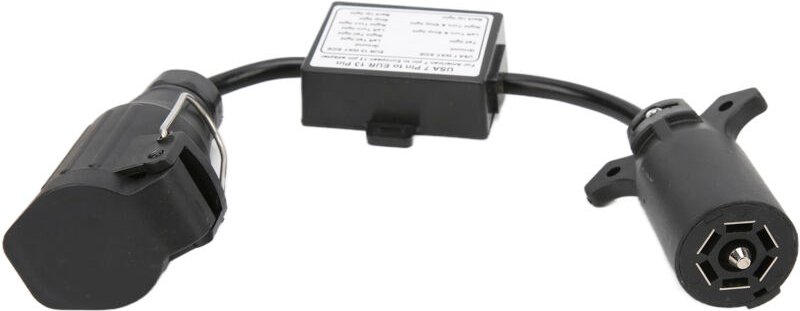 Eosnow Plastikautoanschluss US -Fahrzeug 7 -Wege -Klinge zum europäischen 13 -Pin -Runden -Connctor für und LKW