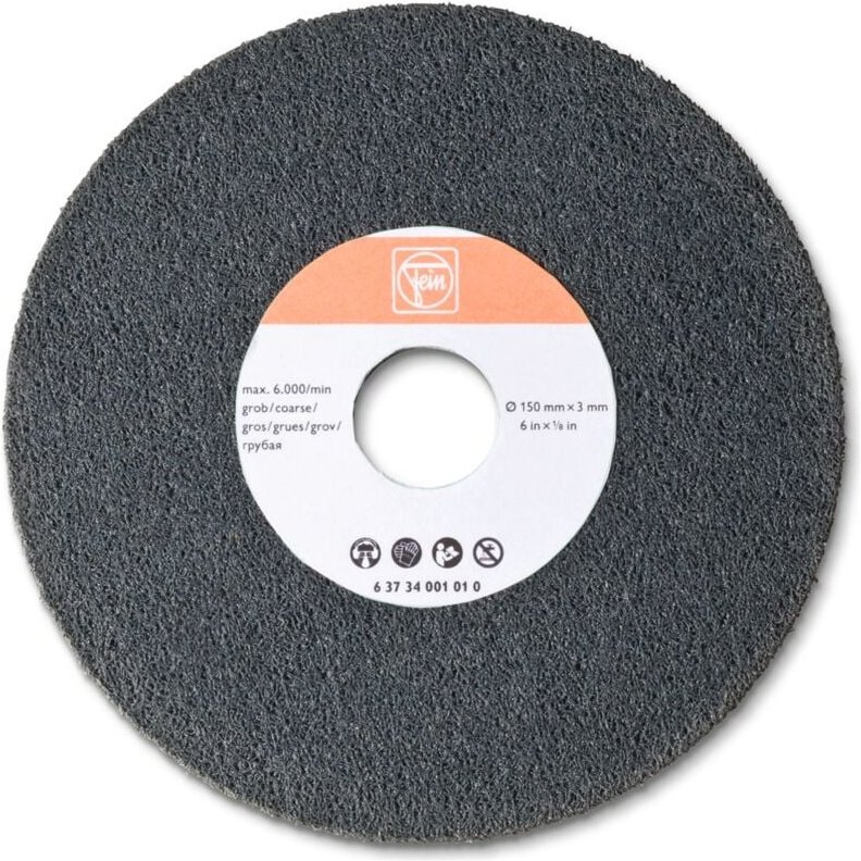 Vliesscheibe Dicke 6 mm Ausführung hart - 63734004010 - Fein