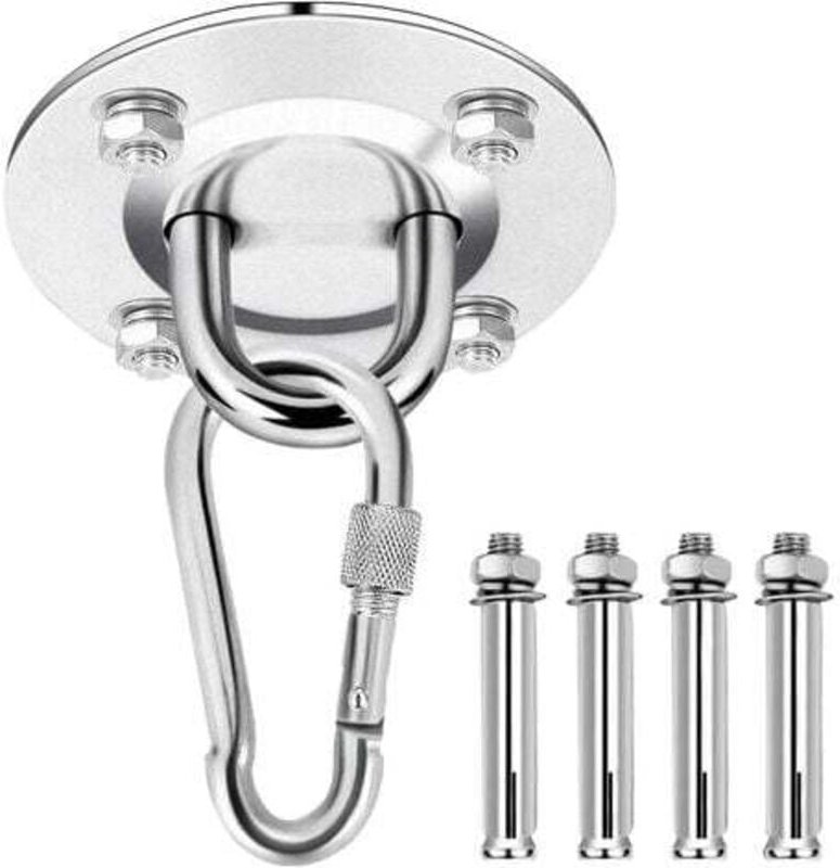 Crochet De Plafond, Support de Plafond Suspension Trainer Kit de Suspension pour Chaise accrochante, Hamac, Sling Traine...