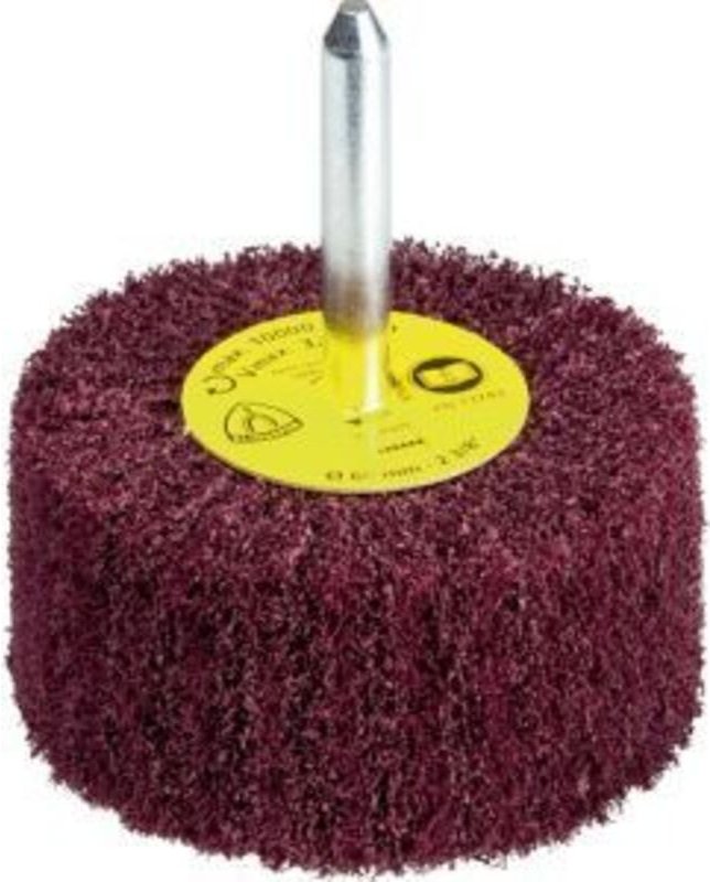 Klingspor - Fächerschleifer Vlies nfs 600 D80xH50mm 6 mm Korund Kunstharz medium