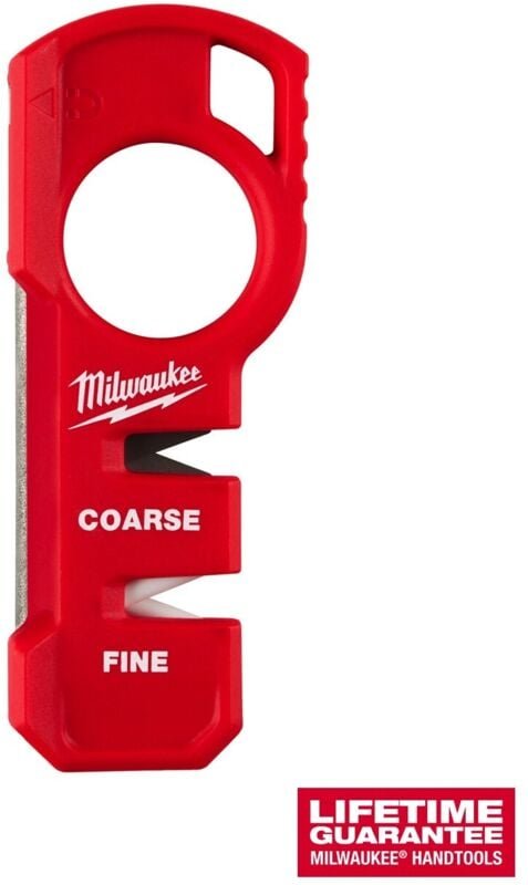 Milwaukee Kompakt-Messerschärfer ( 4932478562 ) Compact Knife Sharpener für Messer, Scheren, Multi-Tools, Sägen und Äxte