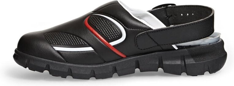 Abeba (7332) Clog Berufsschuhe Dynamic OB schwarz/rot 42