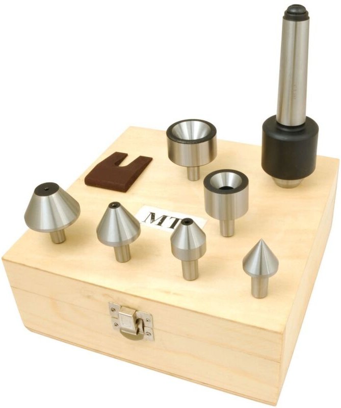 ELMAG Mitlaufende Körnerspitze MK 2, mit auswechselbaren Spitzen