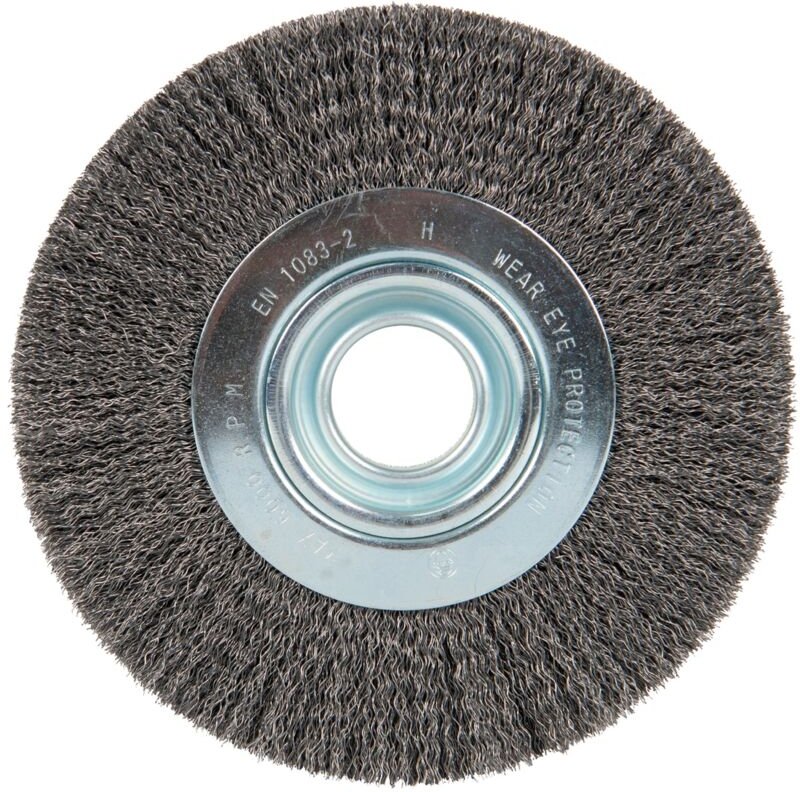 Klingspor - br 600 w Rundbürste gewellt, 125 x 15 mm Gewinde m 14 0,3 Stahl