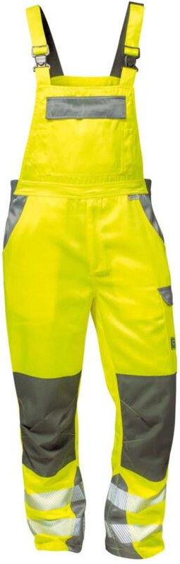 Warnlatzhose Colmar, Gr. 60, gelb/grau