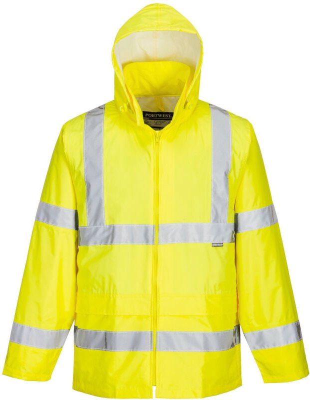Portwest Warnschutz Regenjacke für Herren H440 Gelb 5XL