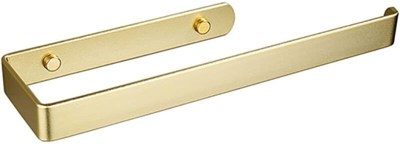 Vtizikl Porte-serviettes en aluminium pour espace de salle de bain Porte-serviettes doré Étagères de salle de bain