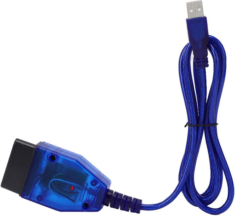 Tbest Auto-Diagnose-Scannerkabel, professionelles USB KKL Auto-Testkabel, kompatibel mit ECU-Scan, ABS, Airbags, ESP, Mo...