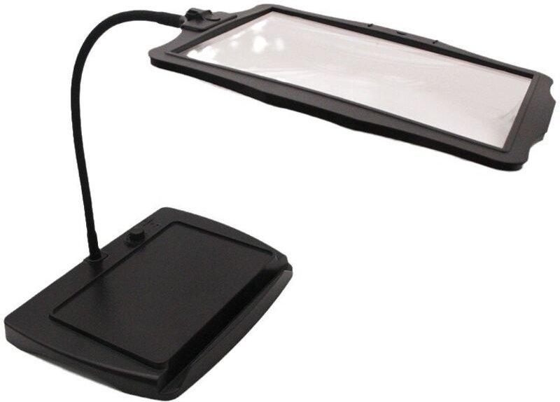 10 wiederaufladbare Leselupen, LED-Bürolupen, große beleuchtete Lupen zum Nähen