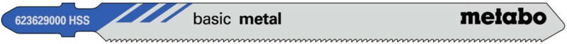 Metabo - 25 Stichsägeblätter basic metal 106/1,2mm, hss, Type 23629