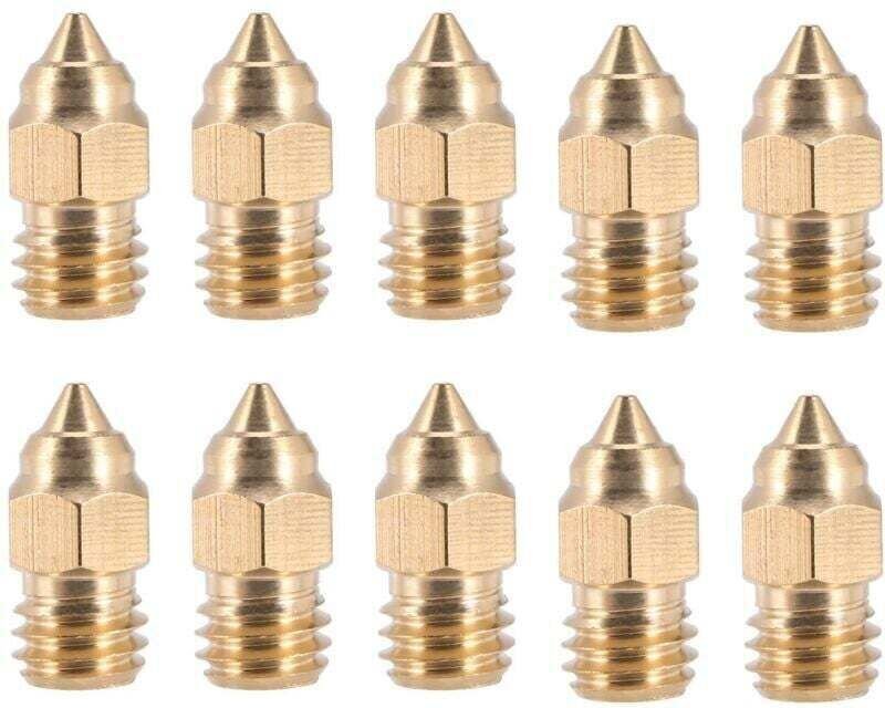 10 Stück Serie -6 SE 0,4 mm Hotend-Düse, XU, Düsen für 3D-Drucker der Serien -10 V2, -3 und -5, hochwertiges Produkt, la...