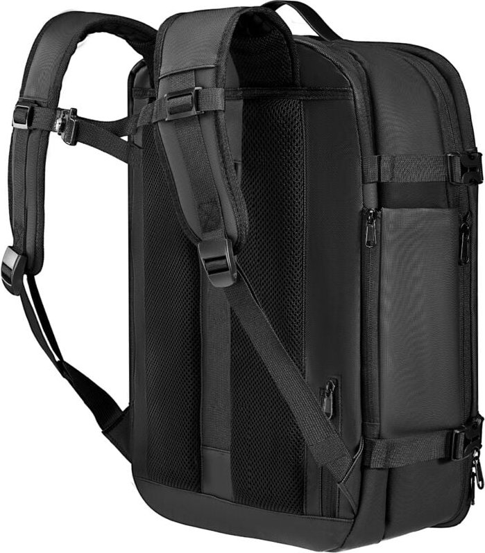 Mophorn Vakuum-Rucksack, 65 L, erweiterbarer Reiserucksack mit TSA-Schloss, mehreren Fächern, wasserabweisend, Handgepäc...