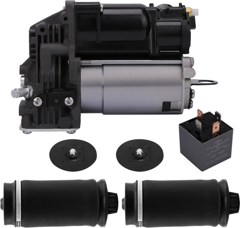 Maxpeedingrods - Luftfederung Kompressor + 2X Luftbalg Hinten for Mercedes-Benz gl ml W166 X166