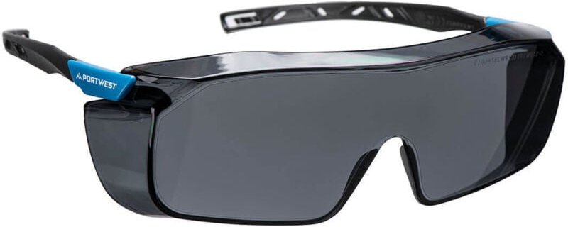 Sicherheitsbrille Top OTG Rauchgrau