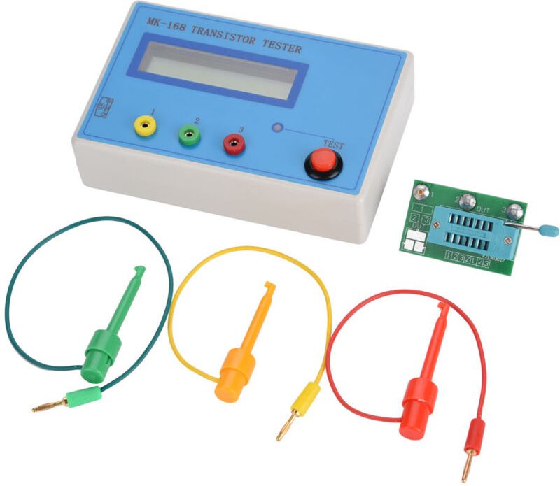 MK-168 Transistortester: Dioden, Trioden, Kapazität, Widerstand, ESR, RLC, LCR, NPN, PNP, MOS.
