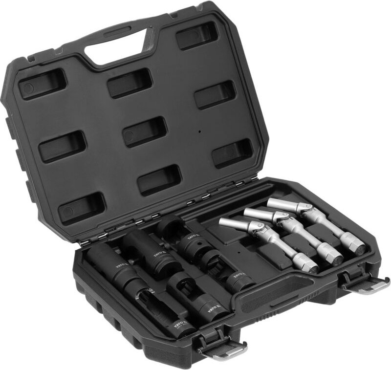 Glühkerzenschlüssel, Einspritzdüsen Stecknuss SET 3/8", 1/2“ 9-teilig