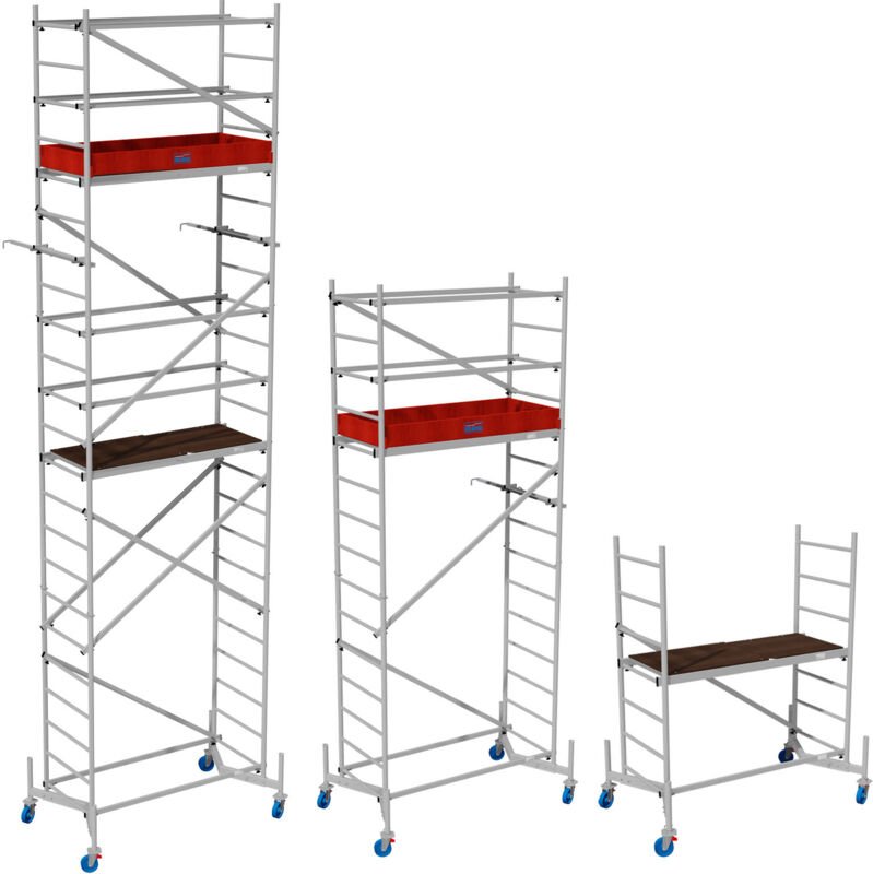 Krause - Fahrrollenset 150 mm höhenverstellbar - 4 Stück Rolle