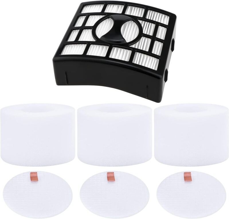 Filter für Shark Rotator Powered Lift-Away Speed&DuoClean Staubsauger NV680, NV681, NV682, NV683, NV800, NV800W, NV801, ...