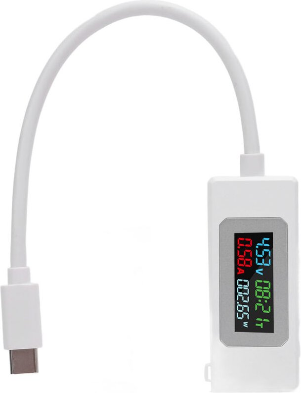 Decdeal USB C-Tester 4-30 V 0-6,5A Spannungsstrom Stromkapazität Arbeitszeit Ladegerät Detektor
