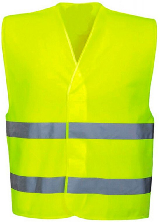 Lams reflektierende Warnweste Einheitsgröße gelb