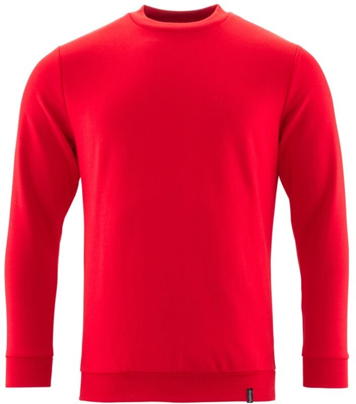 Sweatshirt crossover moderne Passform, Herren 20284 Gr. m verkehrsrot - Mascot