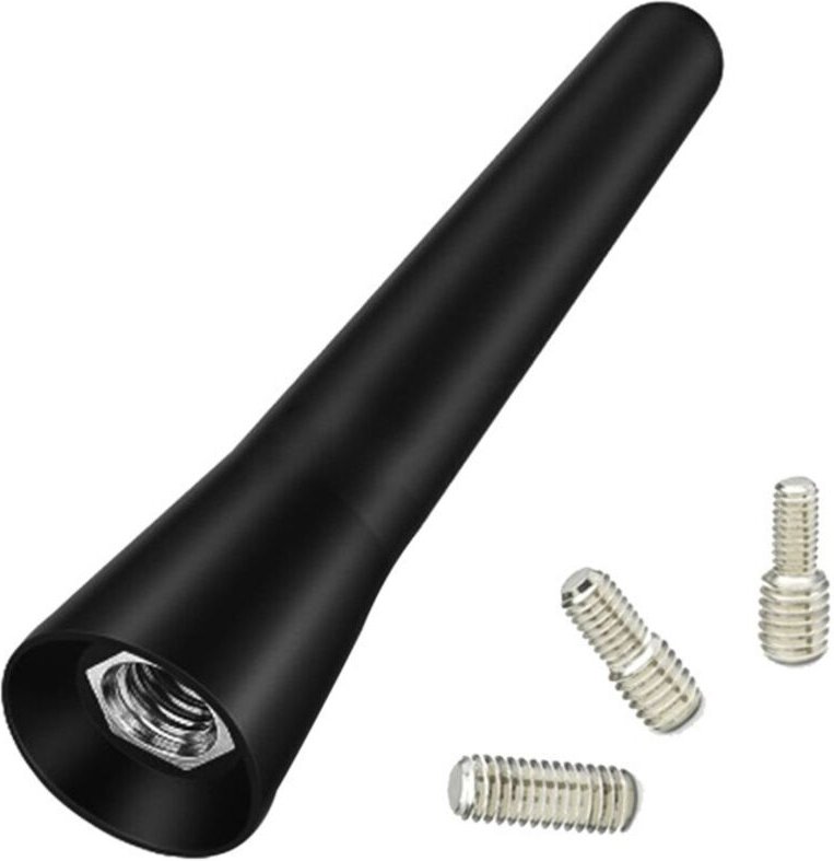 Gabrielle - 6,5 cm Mini-Kurzantenne fürs Auto, Autoantennenstab, universelle Mini-Autoantenne, mit 3 M4/M5/M6-Schrauben,...